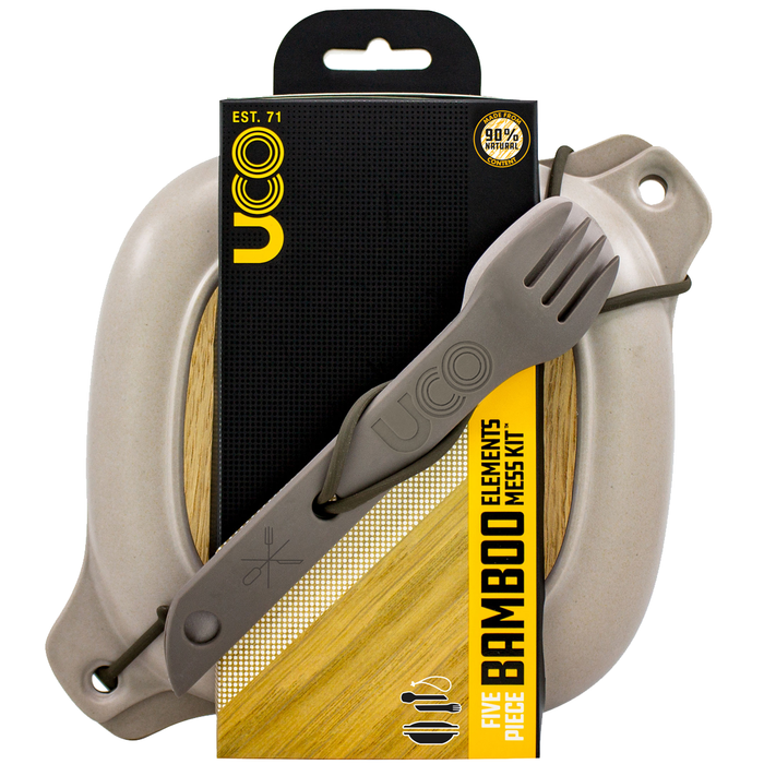 UCO 5 PCE BAMBOO ELEMENTS MESS KIT