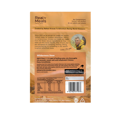 Real Meals - Wilderness Stew