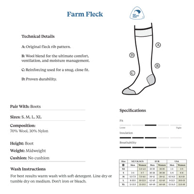 Norsewear - Farm Fleck socks
