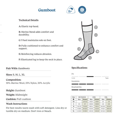 Norsewear - Gumboot socks (3 Pack)
