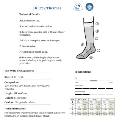 Norsewear - Hi-Trek Thermal socks