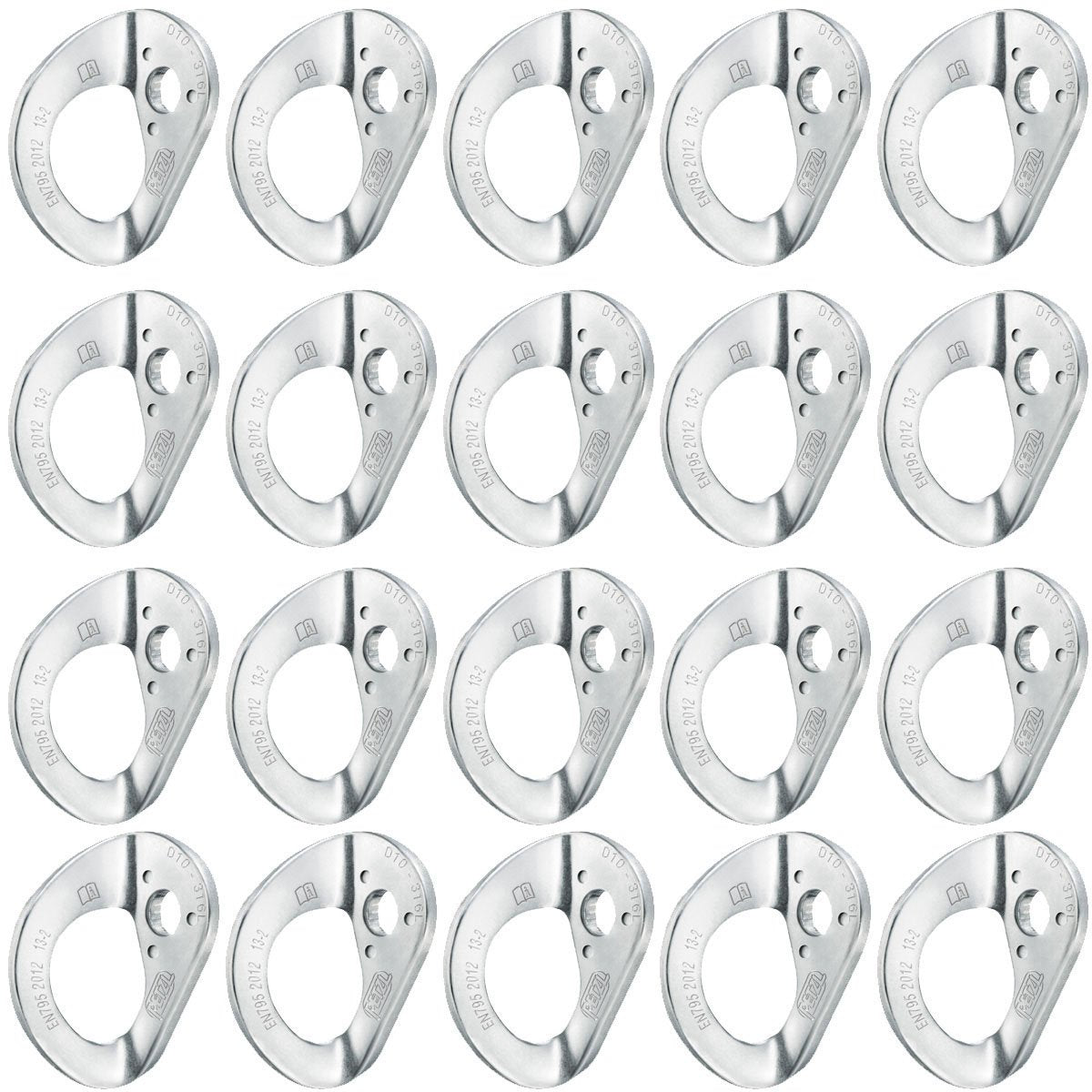 PETZL - Coeur Hanger S/Steel 20/pack