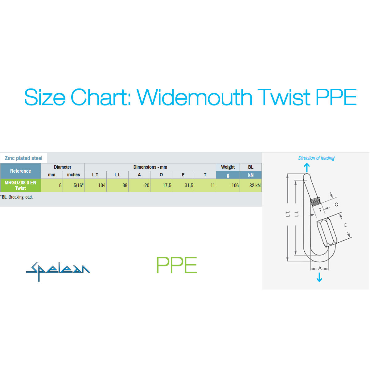 MAILLON RAPIDE - Plated Steel Twist 90 Degrees