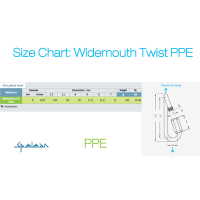 MAILLON RAPIDE - Plated Steel Twist 90 Degrees