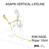 PETZL - Kit ASAP VERTICAL LIFELINE